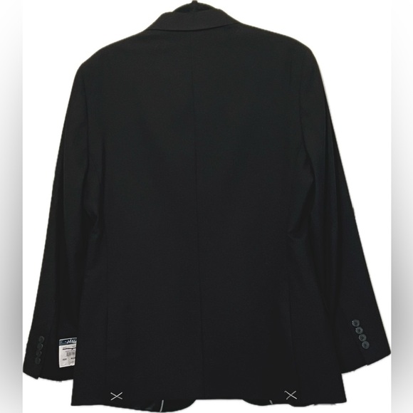 NAUTICA Bi-Stretch Men’s Blazer/Suit Jacket, Color Black, Size 40R W34, NWT - Picture 2 of 12